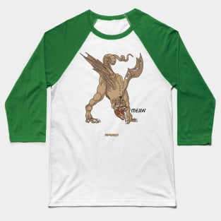 Meaw Dragon Baseball T-Shirt